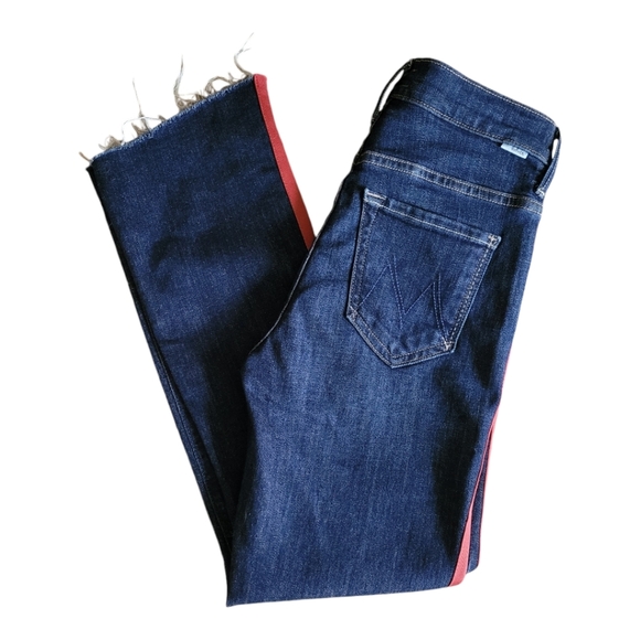 Mother Insider Crop Step Fray jeans size 25 - Picture 3 of 14